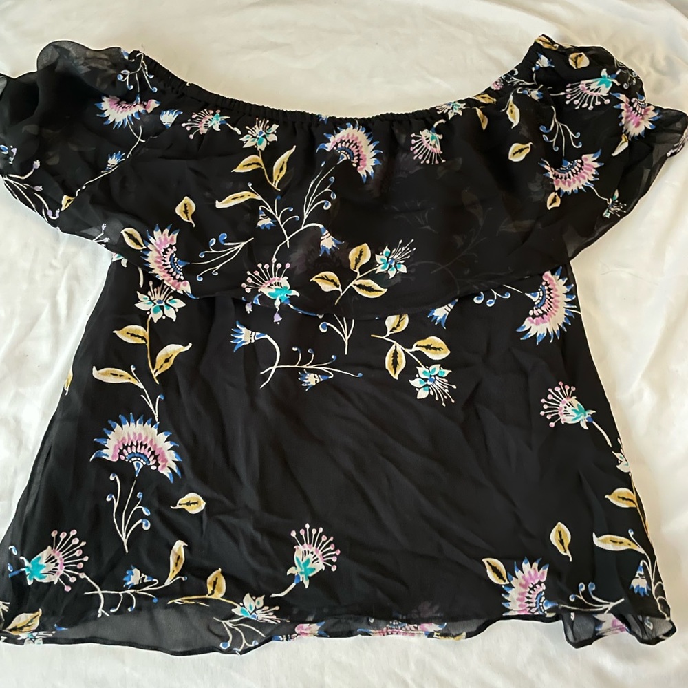 Rebecca Minkoff Blouse black floral